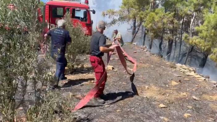Alanya’daki orman yangını söndürüldü