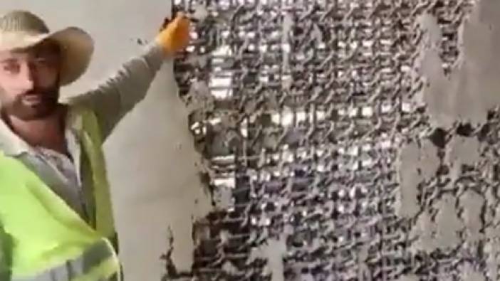 TOKİ'nin deprem konutlarında beton duvarlar döküldü. Suçu beton firmasına yıktılar