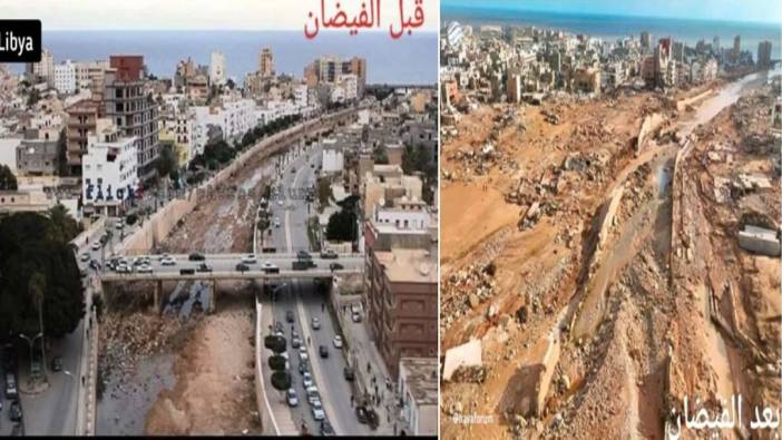 Ölümün fotoğrafı. Öncesi ve sonrası Libya'daki felaketin boyutunu ortaya koydu