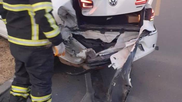 Arsuz'da trafik kazası: 1 yaralı