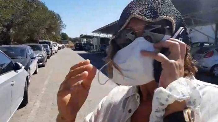 Hülya Avşar devlet hastanesinde görüntülendi. Tanınmamak için bere ve maske taktı