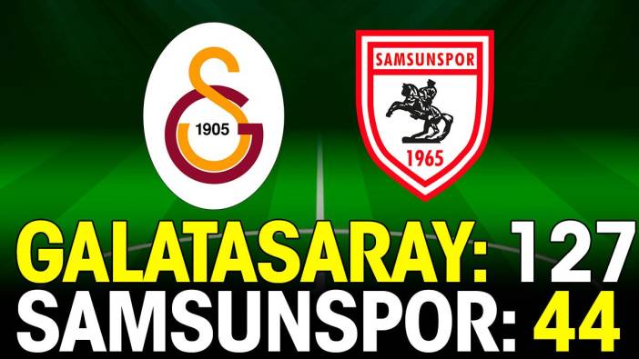Galatasaray: 127 - Samsunspor: 44