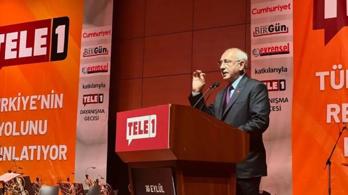 Kılıçdaroğlu TELE1'le dayanışma gecesinde konuştu: Aslında hepimiz yarı açık cezaevindeyiz