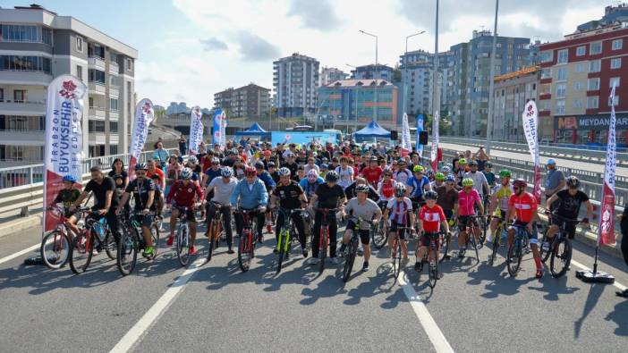 Trabzon'da 'Avrupa Hareketlilik Haftası' için bisiklet turu düzenlendi