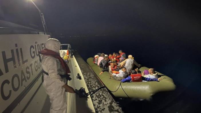 Ayvacık açıklarında 39 kaçak göçmen yakalandı