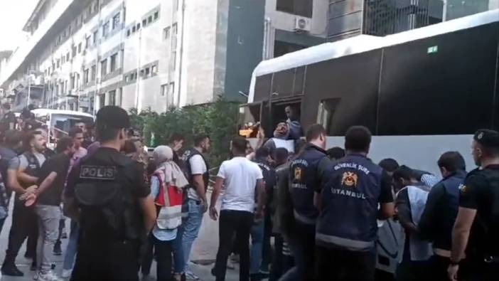 Eylem yapan Trendyol işçileri  gözaltına alındı