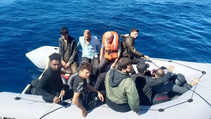 Ayvalık’ta Yunan unsurlarının geri ittiği 13 düzensiz göçmen kurtarıldı