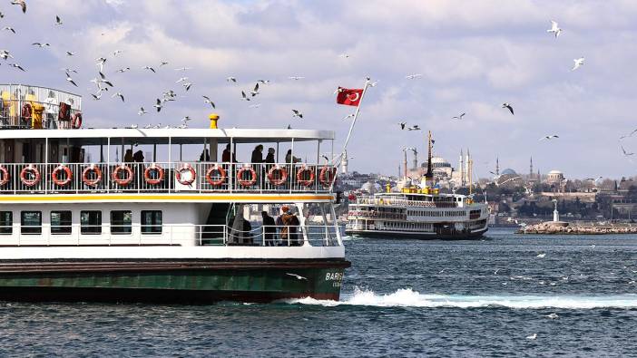 İstanbul'da hafta sonu bazı vapur seferleri iptal edildi