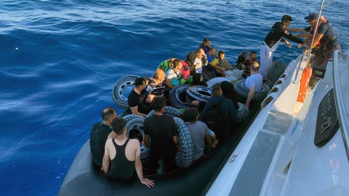 Fethiye açıklarında 29 kaçak göçmen yakalandı