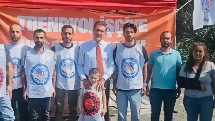 Mustafa Sarıgül'den Trendyol işçilerine destek ziyareti