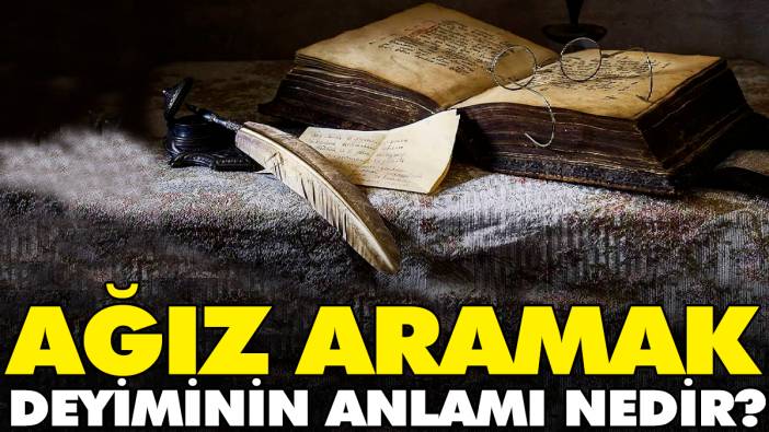 Ağız aramak deyiminin anlamı nedir?