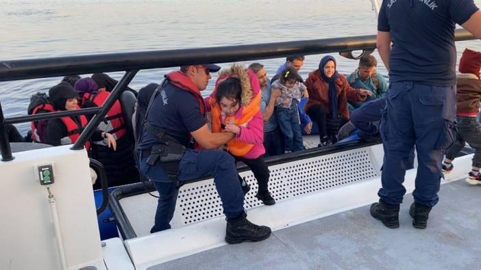 Ayvalık açıklarında 180 kaçak göçmen kurtarıldı