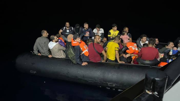 Ayvalık açıklarında 86 kaçak göçmen yakalandı