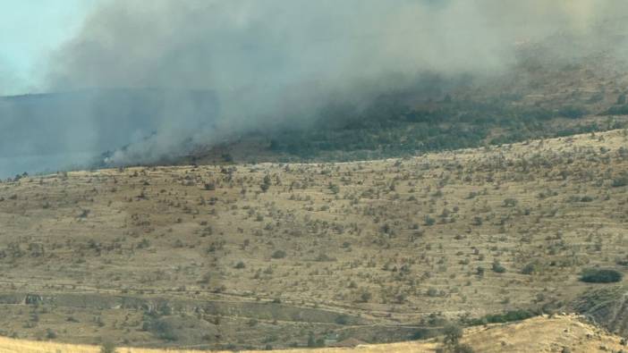 Çankırı'da orman yangını: Dumanlar gökyüzünü kapladı