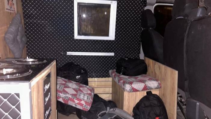 Marmaris’te karavanda düzensiz göçmenler yakalandı