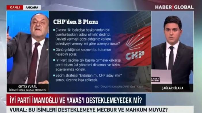 İYİ Partili Oktay Vural CHP’ye sert sözlerle yüklendi. "Demokraside korku ve tehdit işlemez arkadaş"