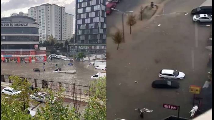 İstanbul'u sağanak yağış vurdu