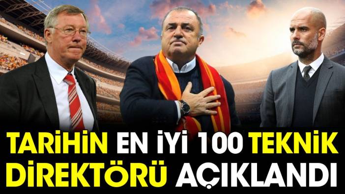 Fatih Terim tarihin en iyi 100 teknik direktörü arasında gösterildi
