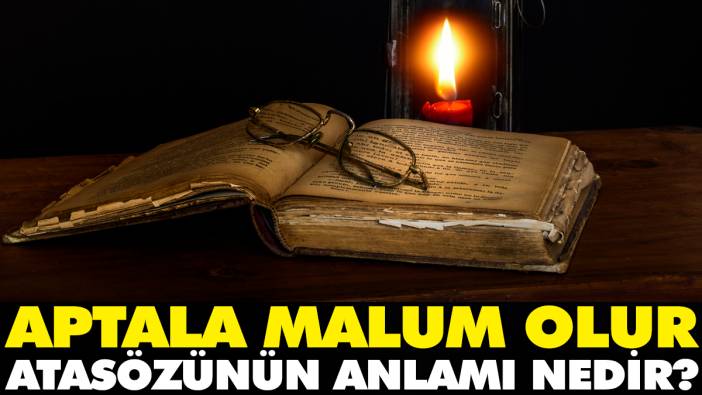 Aptala malum olur atasözünün anlamı nedir?