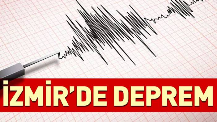 Son Dakika... İzmir'de deprem (01 Ekim 2023)