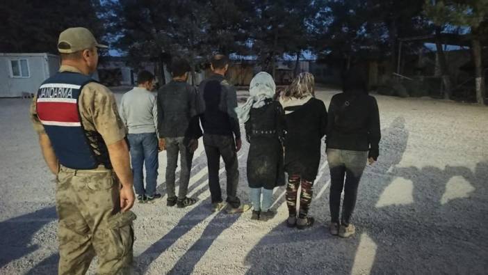 Kilis’te 6 kaçak göçmen yakalandı