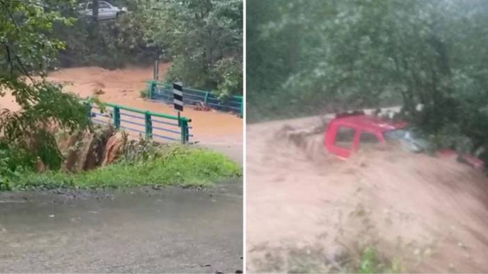 Rize sağanak yağışa teslim: Dereler taştı, 23 köyü su bastı