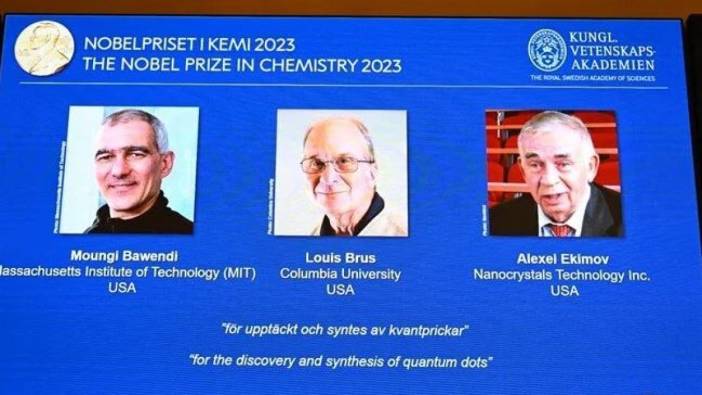 Nobel Kimya Ödülleri'nin kazananları belli oldu