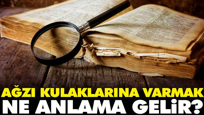 Ağzı kulaklarına varmak ne anlama gelir?