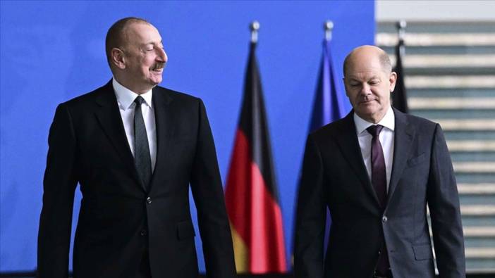 Almanya Başbakanı Scholz ve Azerbaycan Cumhurbaşkanı Aliyev görüştü