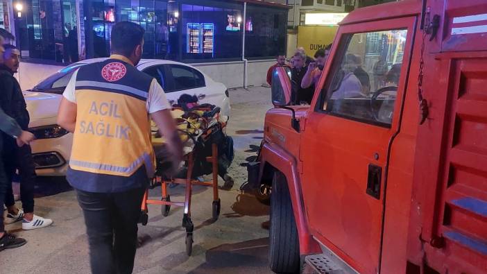 Edirne'de sollama yapan motosiklet 2 araca çarpıı: 1 yaralı