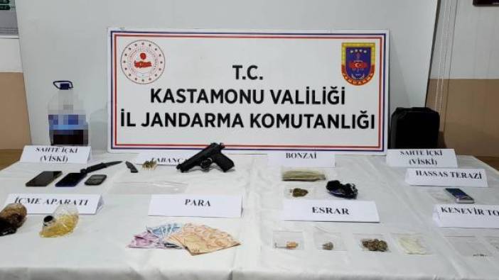Kastamonu’da 3 uyuşturucu taciri tutuklandı