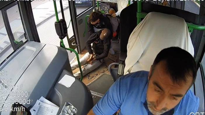 Halk otobüsü şoförü fenalaşan adamı hastaneye götürdü. Yaşasın iyi insanlar