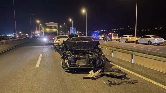 Kayseri'de 7 aracın karıştığı zincirleme trafik kazasında 2 kişi yaralandı