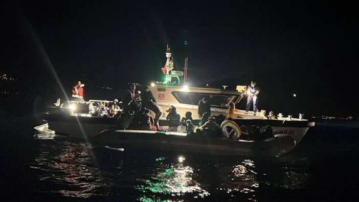 Çanakkale açıklarında 47 kaçak göçmen yakalandı