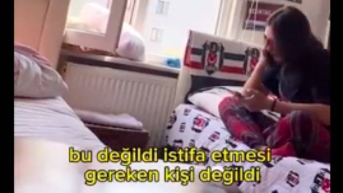 Şenol Güneş'in istifasına ağlayan Beşiktaşlı taraftar