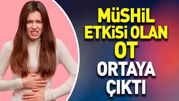 Müshil etkisi olan ot ortaya çıktı