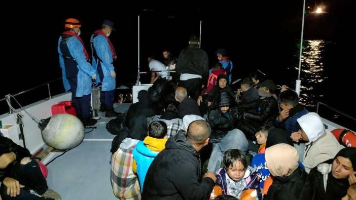 Balıkesir'de 47 kaçak göçmen yakalandı