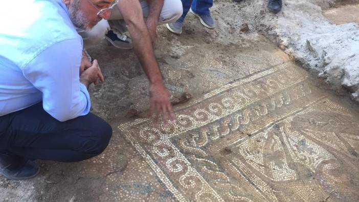 Afşin'de tarihi mozaikler bulundu