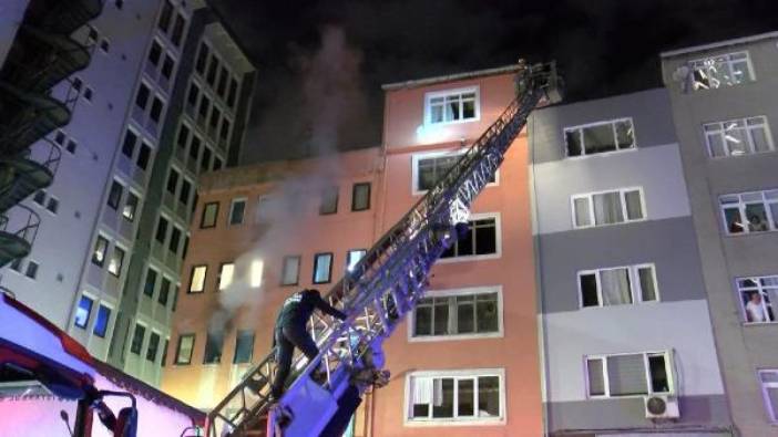 Şişli'de 5 katlı binada yangın: 1 yaralı