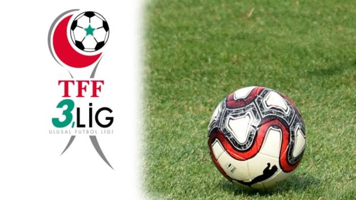 TFF 3. Lig'de 6. hafta sonuçları