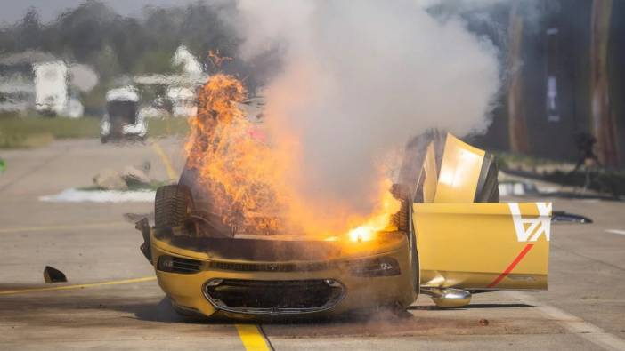 Elektrikli araçlarda kaza sonrası yangın riski