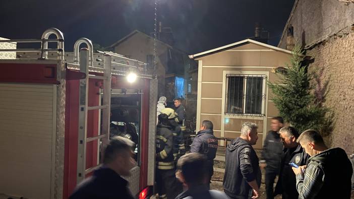 Konya'da prefabrik evde yangın: 1 ölü