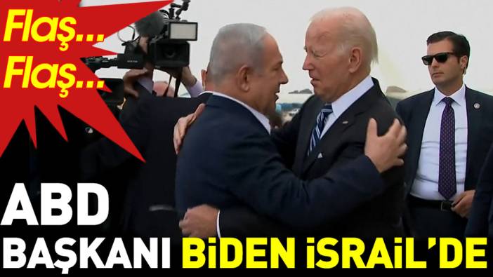 ABD Başkanı Biden İsrail'de (18 Ekim 2023)