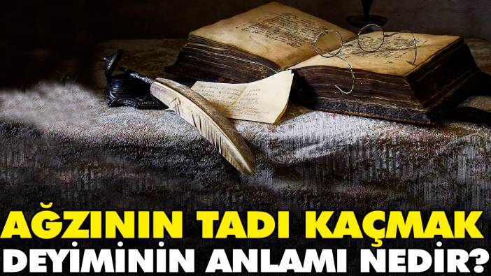 Ağzının tadı kaçmak deyiminin anlamı nedir?