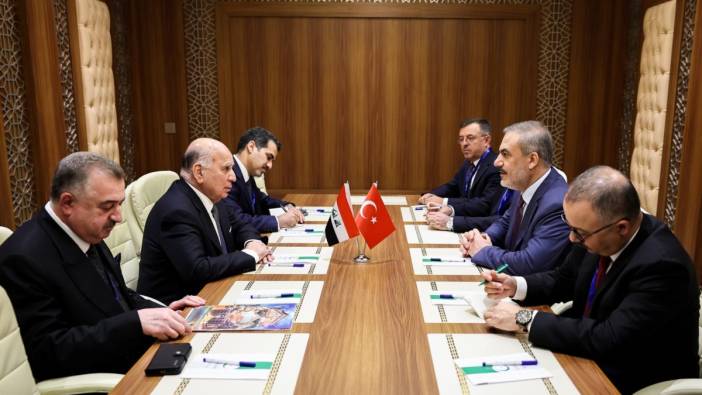 Dışişleri Bakanı Fidan, Irak Dışişleri Bakanı Hüseyin ile görüştü