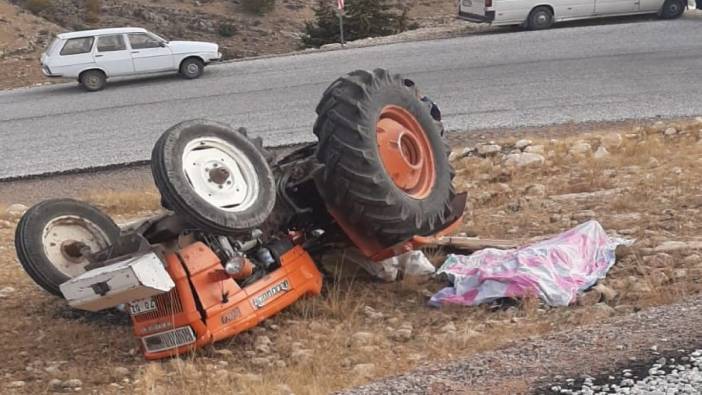Traktör devrildi: Sürücü hayatını kaybetti