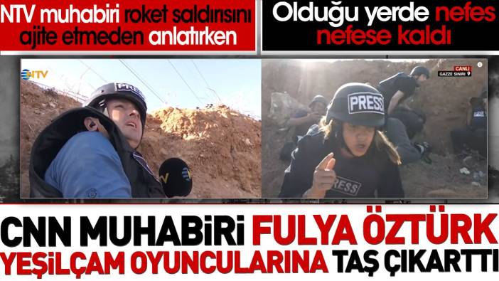 CNN muhabiri Fulya Öztürk Yeşilçam oyuncularına taş çıkarttı