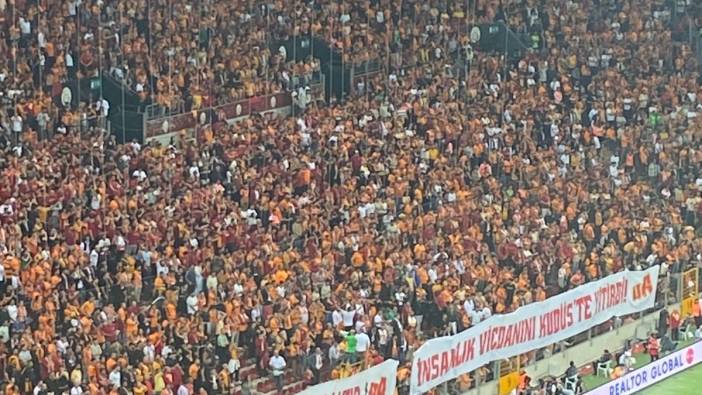 Galatasaray taraftarından Filistin'e destek