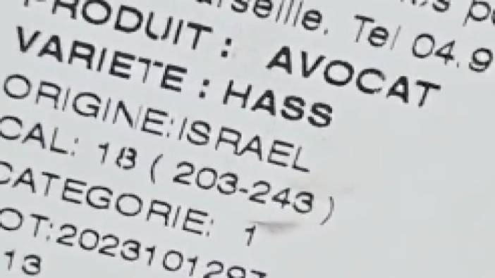 Fransa'da, İsrail ürünlerinin boykotu satışta düşüşe neden oldu