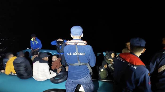 Çanakkale açıklarında 61 kaçak göçmen yakalandı